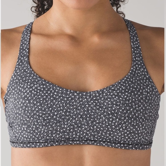 lululemon athletica Other - Lululemon Free To Be Zen Sports Bra Black White